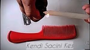 Kendi Sacini Kendin Kes Evde Herkesin Yapabilecegi Sac Kesimi Youtube