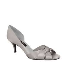 Nina Crista Steel Luster Satin By Nina Shoes Bride Shoes Womens Evening Shoes Mother Of The Groom Shoes
