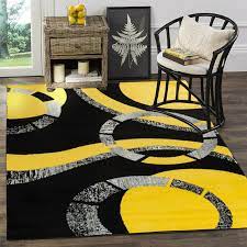 Yellow / gold strongsville geometric brown/yellow/blue area rug. Filago Area Rug 3078 100 Premium Polypropylene 5 X 8 For Sale Online Ebay