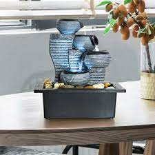 It uses electricity so you will not need to spend any money on battery replacement. Battery Tabletop Fountains Wayfair