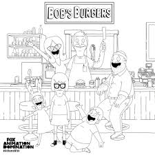 Coloring Book Bob S Burgers In 2020 Bobs Burgers Coloring Books Coloring Pages