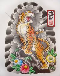 Japanese Tiger Tattoo Tatuagem De Tigre Tatoo Tatuagem Tradicional