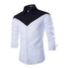 Shirt Websites Picture More Detailed Picture About Black White Patchwork Italian Dress Shirts Long Sleeves L Stylish Shirts Men Shirt Style Formal Men Outfit