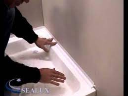 Bath seals are essential to prevent water leaks, seal in your bath to a tiled wall and keep away black mould. How To Fit Sealux 20 Shower Seals Youtube