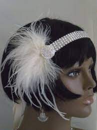 1920 S Headpiece Flapper Headband Gatsby Ivory Silver Etsy 1920s Headpiece Flapper Headband Flapper Headpiece