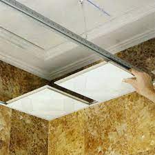 Dalles de faux plafond lavables pour cuisine professionnelle et locaux agroalimentaires. Fixer Un Faux Plafond En Dalles Amovibles