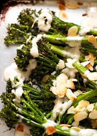 Roast the broccolini in the oven until it's tender and florets are crispy. Roasted Broccolini With Tahini Sauce Ottolenghi Recipe Recipetin Eats