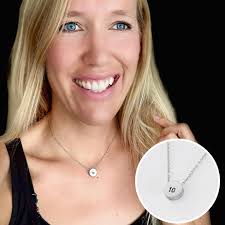 Personalized Hockey Puck Number Necklace: Stainless Steel Silver or Gold  Hockey Mom Jewelry