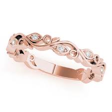 See more ideas about beautiful jewelry, pretty jewellery, cute jewelry. Rose Gold And Diamond Stackable Ring 84985 14kr Rings Johnnys Lakeshore Jewelers South Haven Mi