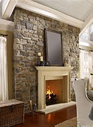 What is a stack stone fireplace? Country Style Mantels And Fireplaces Town Country Living