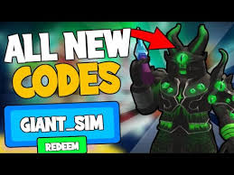 So, if you have not redeemed the following codes yet, make sure to redeem them as. All Giant Simulator Codes May 2021 Roblox Codes Secret Working Youtube