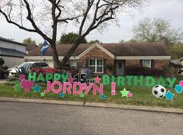Birthday Yard Signs Houston Tx Yard Greeting Rentals Yard Cards Memorial Yard Greetings Houston Tx Happy Birthday Yard Signs Birthday Yard Signs Yard Cards