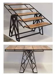 Epingle Par Annekelly Doney Sur Deco Table Transformable Meuble Fer Et Bois Mobilier De Salon