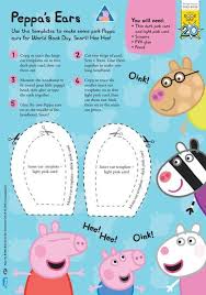 How To Make A Peppa Pig Costume For World Book Day With Downloadable Templates Fasching Peppa Wutz Fastnacht