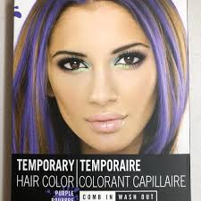 Pink hair, blue hair, or purple hair, this wash out hair color gives you limitless options. Find More New Temporary Hair Color Comb In Wash Out Purple For Sale At Up To 90 Off
