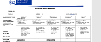 Grade1, grade 2, grade 3 language: Life Skills Lesson Plans Lesson Plans Learning