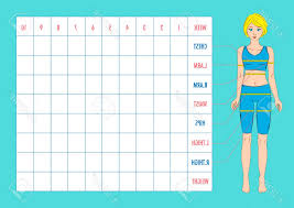 Rigorous Body Measurement Chart Fitness Printable Body