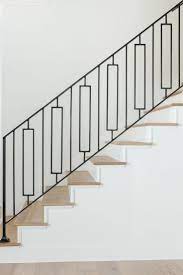 Black Iron Railing Interior Stair Railing Iron Staircase Modern Stair Railing