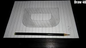 Cara menggambar efek bayangan 3d pada huruf balok wikihow via id.wikihow.com. Cara Gambar Huruf D 3d Di Atas Kertas Bergaris Youtube