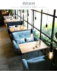 Trussardi casa larzia table with chairs 07. Fresh And Simple Coffee Shop Sofa Nordic Casual Cloth Art Cafe Dessert Shop Tea Shop Table And Cha Coffee Shop Furniture Coffee Shop Decor Cafe Interior Design