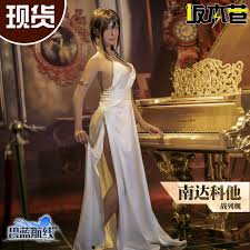 Azur lane ship lines goo.gl/asl1hc azur lane uss south dakota (サウスダコタ) japanese ship lines (english subtitles). Game Azur Lane South Dakota Cosplay High Fork White Formal Dress Cosplay Costume Party Dress Halloween Costumes For Women Game Costumes Aliexpress