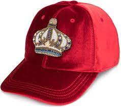 Versace Velvet Crown Baseball Cap Mens Caps Hat Designs Cap