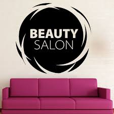 New users enjoy 60% off. Beauty Salon Logo Wall Sticker Hair Spa Woman Salon Sign Barber Shop Vinyl Interior Decor Decals Removable Window Mural 4101 Big Promo 4dbe4a Goteborgsaventyrscenter