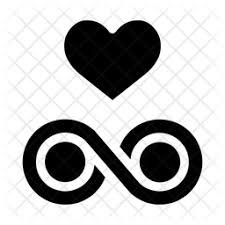 Infinity Love Icon Of Glyph Style Available In Svg Png Eps Ai Icon Fonts