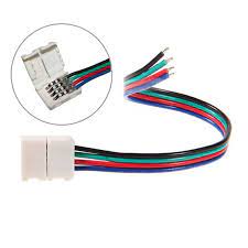 The led strip power wire comes in very handy in many wiring situations, each wire is color coded so it is easy to keep your wires straight and not mix up the connections. 4pin Single End Quick Connector Rgb Flexible Led Strip Lights Fast Wire Cable Accessories Lenght 12cm Rgb Accessorie 007