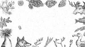 Download Premium Vector Of Wildlife Pattern Frame Template Vector 2028521 Vector Background Pattern Patterns In Nature Frame Template