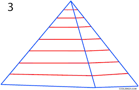How to draw a 3d transparent pyramid. How To Draw A Pyramid Step By Step Pictures