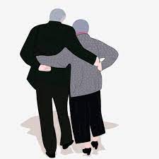 Chongyang Festival Love Old Couple Character Illustration Fresh Illustration Couple Png Transparent Clipart Image And Psd File For Free Download Old Couples Couples Characters Old Couple In Love