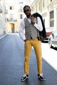 Como Combinar Un Chaleco De Vestir En 2016 299 Formas Moda Para Hombres Chalecos De Vestir Ropa De Hombre Pantalones Vaqueros Amarillos