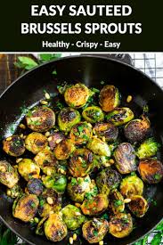 Crispy Balsamic Sauteed Brussels Sprouts Easy And Healthy Brussels Sp In 2020 Brussel Sprouts Recipes Easy Healthy Brussel Sprout Recipes Fresh Brussel Sprout Recipe