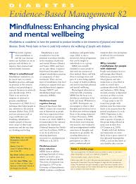 Pdf Mindfulness Enhancing Physical And Mental Wellbeing