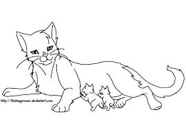 Cat coloring pages online eurekaproducciones co. Warrior Cat Coloring Pages Printable Cat Coloring Page Warrior Cats Cat Colors