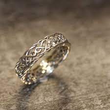 14k White Gold Celtic Wedding Band Unique Wedding By Lamoredesign 685 00 Celtic Wedding Bands Wedding Rings Unique Expensive Wedding Rings