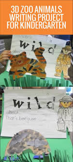 3d Zoo Animals Writing Project For Kindergarten Animal Writing Kindergarten Projects Animal Writing Activities