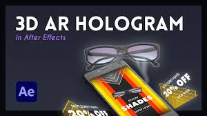 8 customizable animated text titles. 3d Augmented Reality Hologram In After Effects Youtube