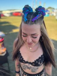 Festival braids at Rockville Music Festival
