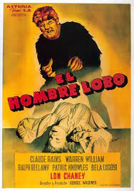 El Hombre Lobo George Waggner 1941 Tras Varios Anos En Estados Unidos El Hijo D Classic Horror Movies Posters Horror Movie Posters Classic Horror Movies