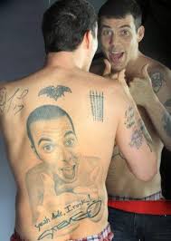 Then again, i'm not sure. Steve O Celebrity Tattoos Steve O Steve O Back Tattoo