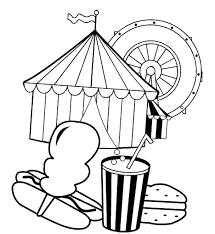 Free circus coloring pages printable for kids and adults. Circus Coloring Sheet 24
