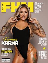 Karmen Karma Lands Cover of FHM Magazine - Fleshbot