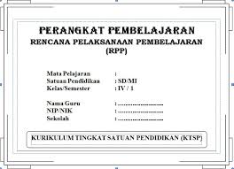 Kumpulan silabus dan rpp terlengkap. Rpp Ktsp Sd