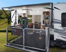 Check spelling or type a new query. Inimitable Fifth Wheel Toy Hauler With Outside Kitchen And Roll Up Rv Porch Roofing Designs Also Portable Outdoor Toy Hauler Outdoor Kitchen Design Rv Campers