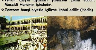 zemzem ibrahim peygamber ve oglu hz ismail e kadar dayanan kokleriyle zemzem kuyusu muslumanlar arasinda cok onemli bir kaynaktir bu mubar su insan davetiye