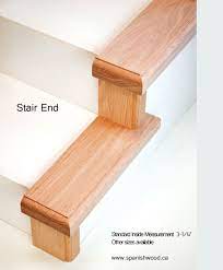Stair Ends Can Be Used In Place Of Full Length Treads As A Standard Alternative They Are Installed On The Ed Diy Staircase Wood Stair Treads Staircase Makeover
