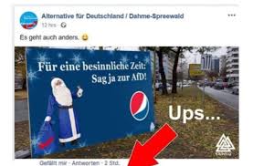 It doesnt have a label on it, so they're probably more willing to let it slide than risk the backlash of penalizing ronaldo for telling children to drink water. Streit Um Vermeintliches Coca Cola Plakat Pepsi Will Sich Von Afd Nicht Vereinnahmen Lassen Politik Stuttgarter Nachrichten