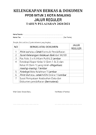 Surat pernyataan keabsahan dan kebenaran dokumen. 2